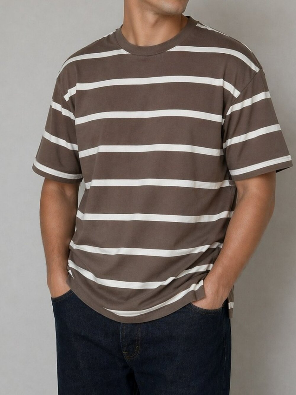 H&M Striped T-Shirt Short Sleeve size Medium